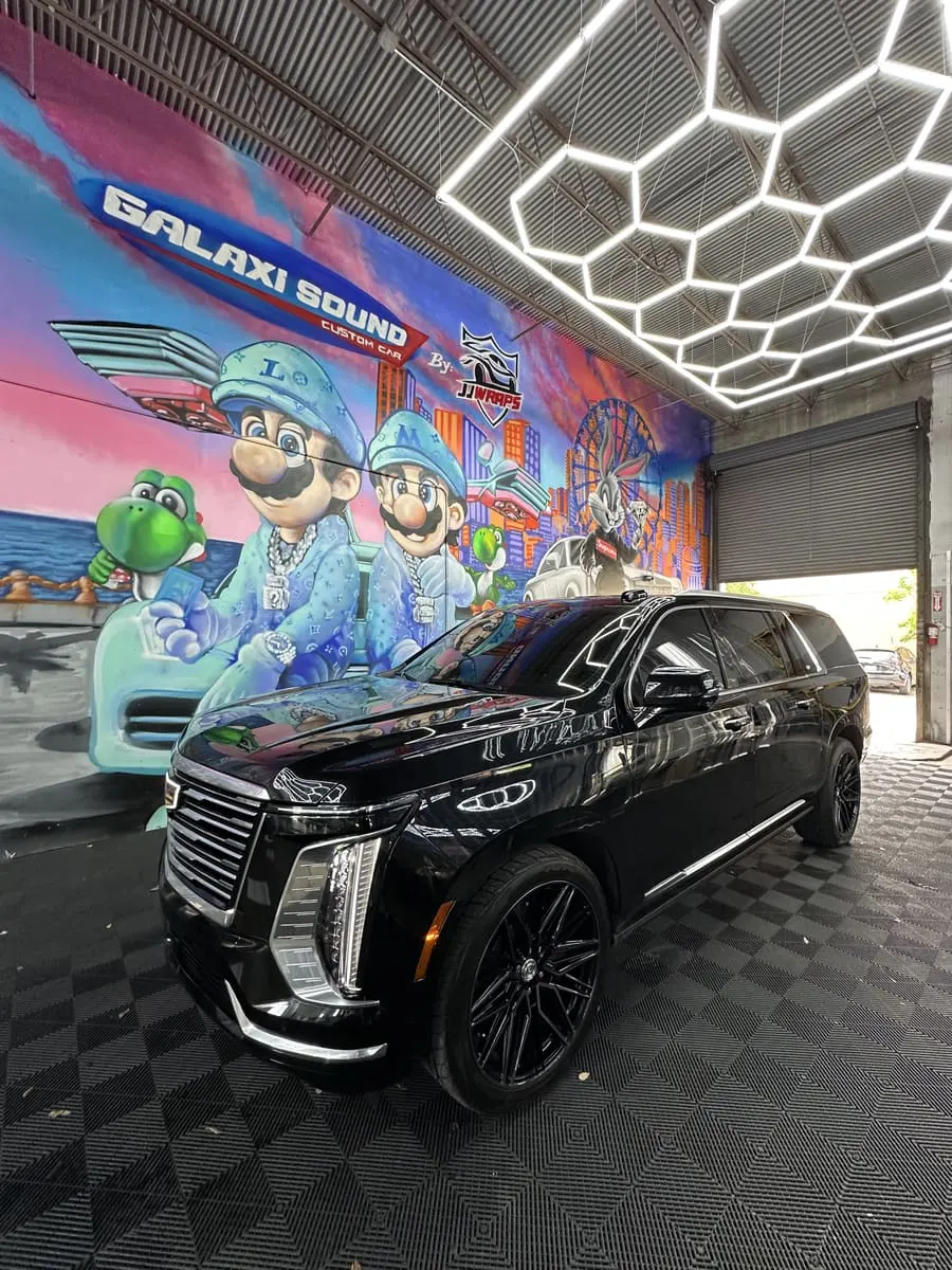 Cadillac Escalade ceramic window tinting Miami