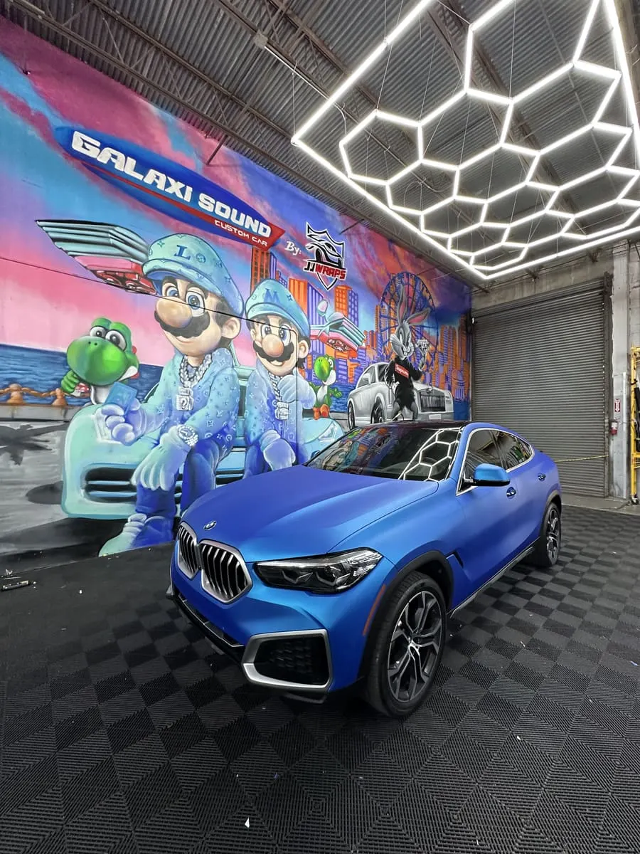 Color-shift vinyl wrap Miami