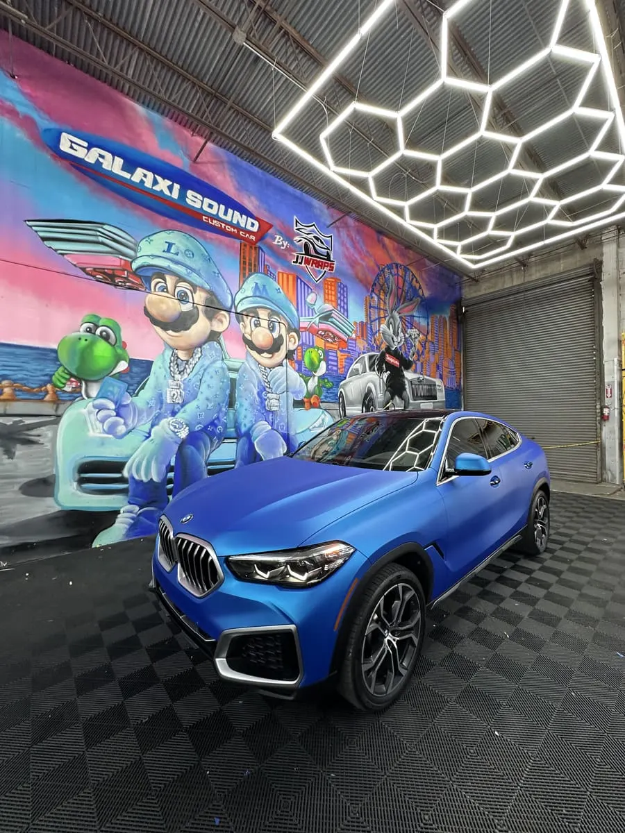 Chrome vinyl wrap Miami