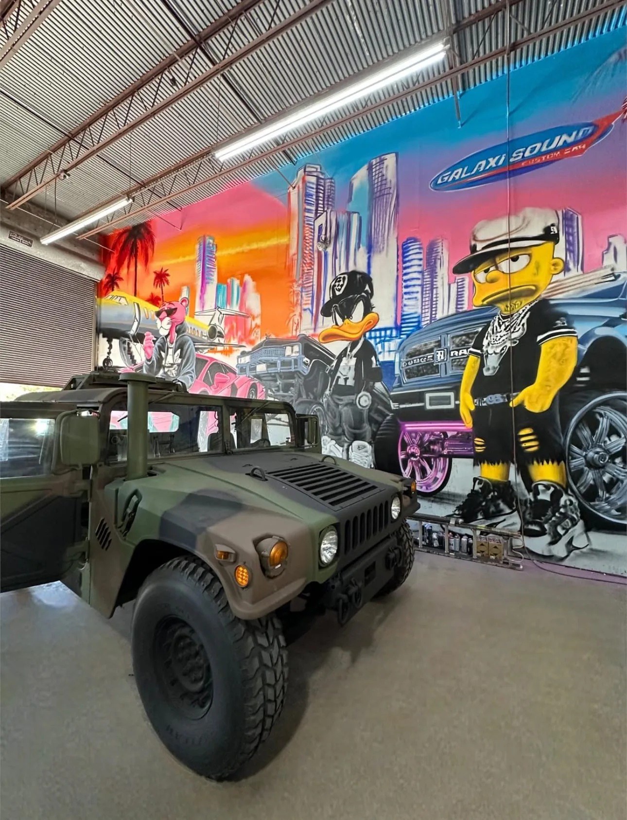 Galaxy Sound shop interior — Miami custom car specialists since 1994