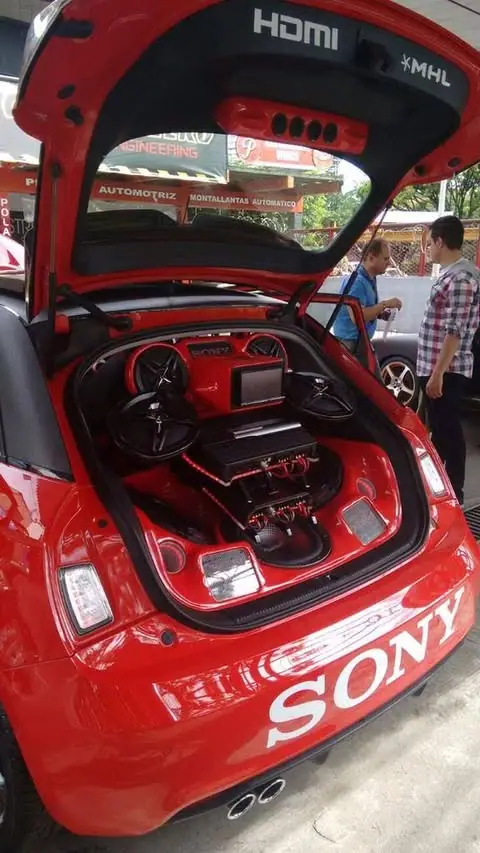 Sony Colombia Demo Car (2015) — Galaxi Sound build 2